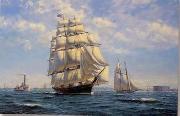 unknow artist Seascape, boats, ships and warships. 15 Germany oil painting artist